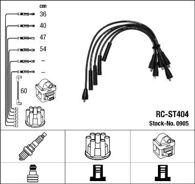 RC-ST404 ATEŞLEME KABLOSU