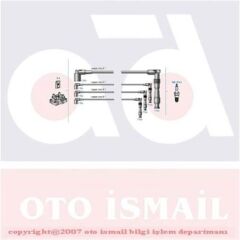 BUJİ KABLOSU TAKIMI (SET) OPEL ASTRA F-CORSA-VECTRA B-TIGRA 1.4-1.6 16V ECOTECH 94> (X14XE-X16XEL)