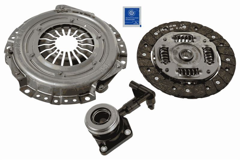 DEBRİYAJ SETİ (BASKI+DİSK) FIESTA V-FUSION-MAZDA 2 1.25 16V-1.3-1.4 01>(1.25ZETEC-S-MEK-B5/IB5) RULMANLI