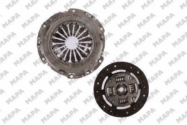 DEBRİYAJ SETİ (BASKI+DİSK) FIESTA-FUSION-MAZDA 2 1.4TDCI (F6JA-F6JC-MZ14CD)