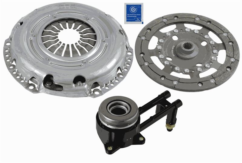 DEBRİYAJ SETİ (BASKI+DİSK) FIESTA-FUSION-MAZDA 2 1.4TDCI (F6JA-F6JC-MZ14CD) RULMANLI