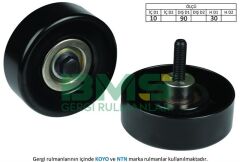 ALTERNATÖR GERGİ RULMANI FIESTA 1.8DI (00-)-FOCUS 1.8TDCI-1.8DI-1.8TDDI (98-04)-TOURNEO CONNECT 1.8D