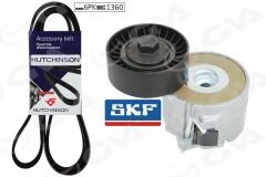 ALTERNATÖR GERGİ KİTİ (KÜTÜKLÜ) ASTRA J 10=> CORSA D (06-)CORSA E (14-)1.3CDTI (K016PK1360)(DTE-DTC)
