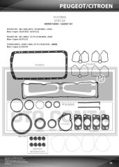 MOTOR TAKIM CONTA (ALT/ÜST FULL)(KEÇELİ-SUBAP LASTİKLİ) XSARA-P306-P406-XANTIA BFZ(XU5JP)-LFZ(XU7JP)