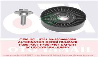 ALTERNATÖR GERGİ RULMANI P206-P307-P406-P407-P607-P807-EXPERT-C5-C8-JUMPY 1.8 16V-2.0 16V-2.0-2.2