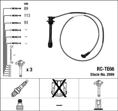 RC-TE66 ATEŞLEME KABLOSU