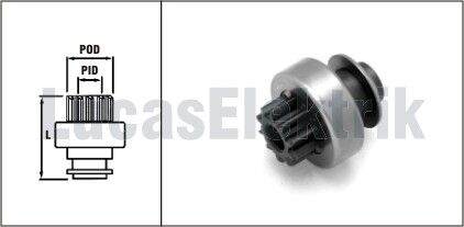 MARŞ DİŞLİSİ (10 DİŞ) (1209) ASTRA F-CORSA B-VECTRA A-B-TIGRA-ASCONA-OMEGA-P206-P307-PARTNER- BERLINGO-R9-R19-MGN-LGN