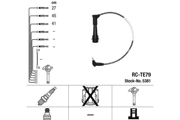 RC-TE79 ATEŞLEME KABLOSU