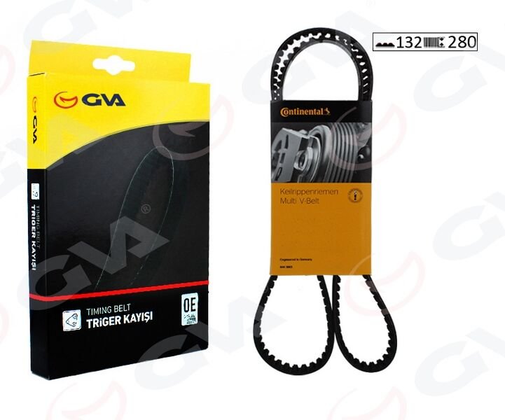 TRİGER KAYIŞI (132x280) VOLVO C30-C70-S60-S80-V70 2.4TDI 20V 01=>XC60-XC70-XC90 2.4TDI 02=>
