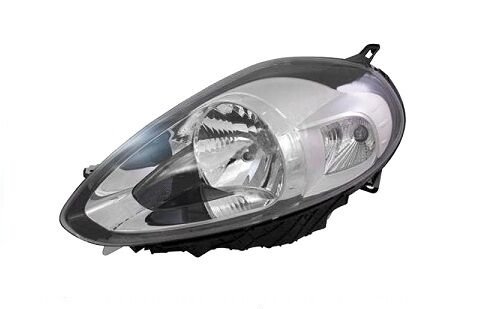 (20-C261-05-2B ) FAR SAĞ FIAT PUNTO EVO 09> (ELK. MOTORLU) KROM