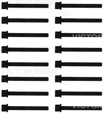 SİLİNDİR KAPAK CİVATASI (16 ADET TAKIM) VECTRA B-C-OMEGA B 2.5-2.6-3.2 X25XE-C25XE-Y26SE-Z32SE