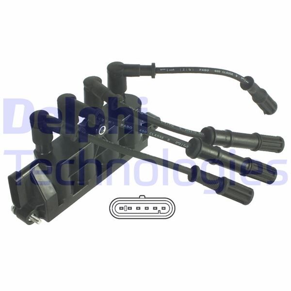 ATEŞLEME BOBİNİ FIAT 500 09> DOBLO 05> GRANDE PUNTO 07> LİNEA 07> PALIO 05>  1.4