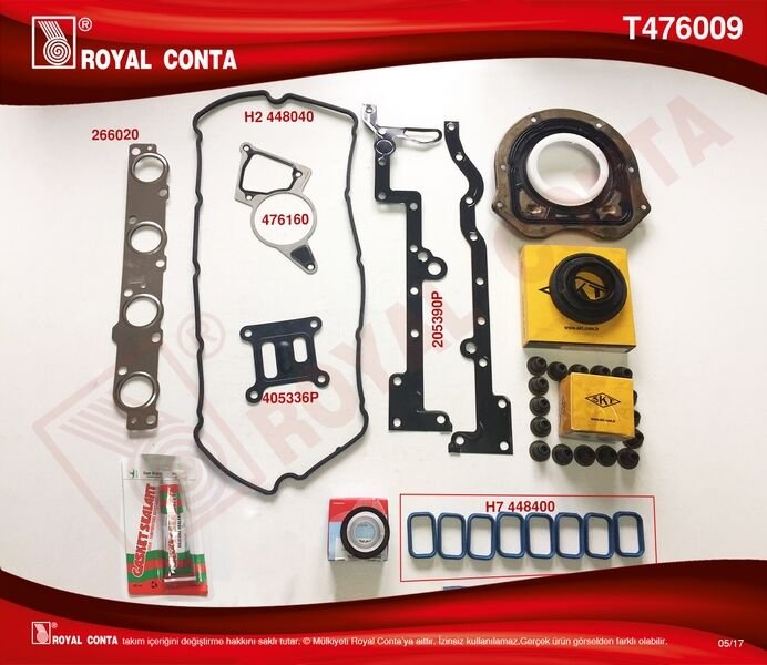 MOTOR TAKIM CONTA (SKT KEÇELİ& REINZ S.LASTİKLİ) (SKCSİZ) MONDEO III 2.0TDCI 16V 00>07 TRANSIT V184 2.0 TDCI 125PS O.CEKER JAGUAR X-TYPE I (X400) 2.0D 03>09