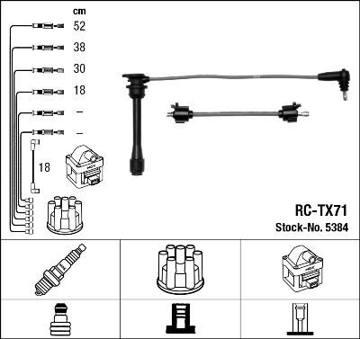 RC-TX71 ATEŞLEME KABLOSU