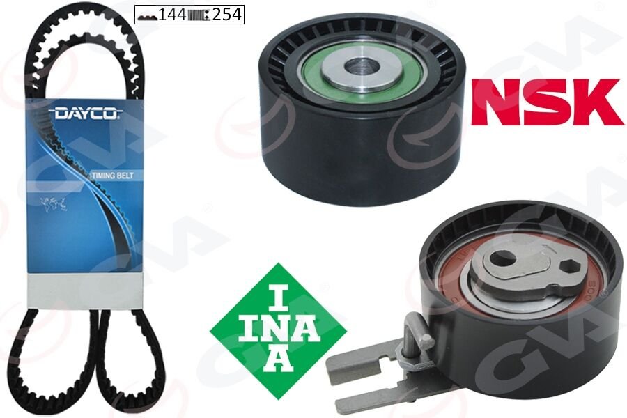EKSANTRİK GERGİ KİTİ (144 DİŞ EURO4) P206-P307-C1-C2-C3-NEMO-BIPPER-FIESTA 02> 1.4 HDI-TDCI
