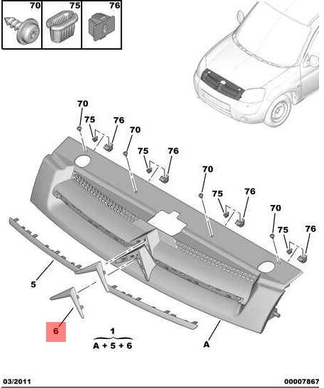PANJUR ARMASI (CITROEN LOGOSU) CITROEN BERLINGO BR2