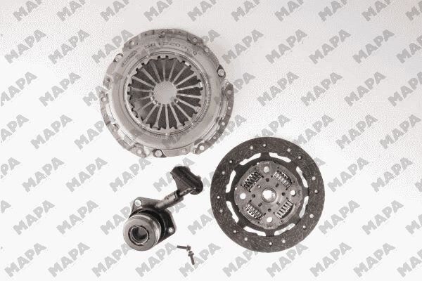 DEBRİYAJ SETİ FORD FOCUS 03> 1.6-1.8 BENZİN  (RULMANLI 3M51 7A564 AG)