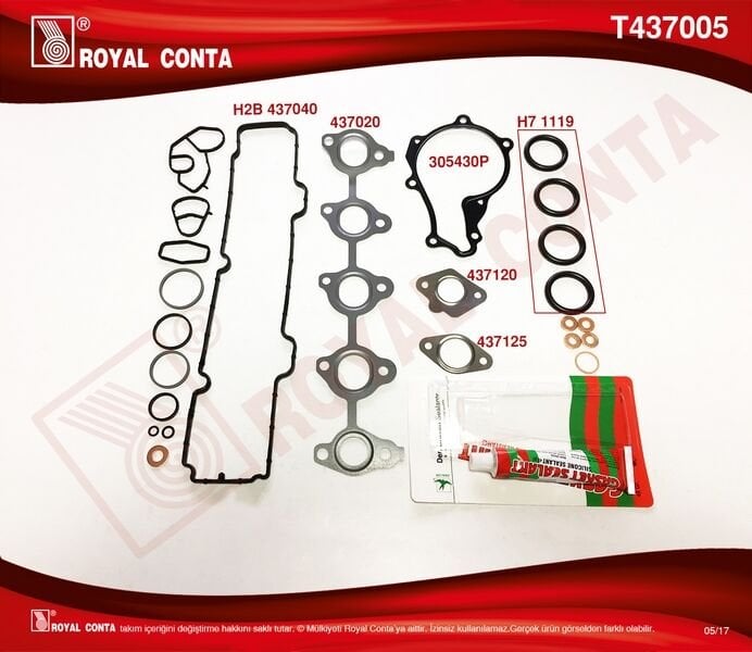 MOTOR TAKIM CONTA (TAKIM C. (SKC.KEÇE VE S.LASTİĞİ YOKTUR)) (SKCSİZ) FIESTA 02>08 FUSION 02>08 1.4 TDCI 206-307-C3C2-C3I-C3II-C3III-XSARAII-NEMO-206-207-307-BIPPER DV4 1.4HDI MAZDA 2 1.4 CD 03>07