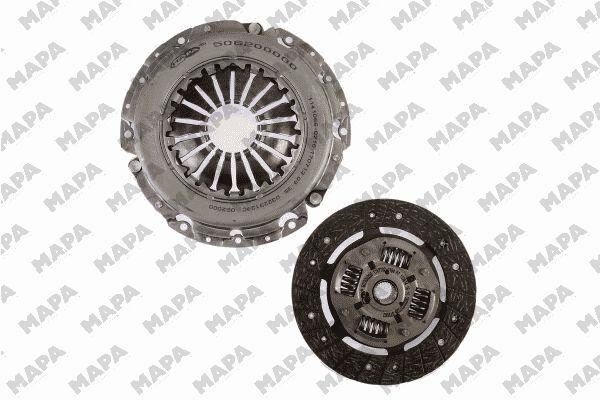 DEBRİYAJ SETİ (BASKI+DİSK) MEGANE II 02> SCENIC II 02> CLIO III 05> MODUS 04> MEGANE III 08> KANGOO 08> 1.4 K4J 1.6 K4M (K4M.8.00-K4J 780-MEK)