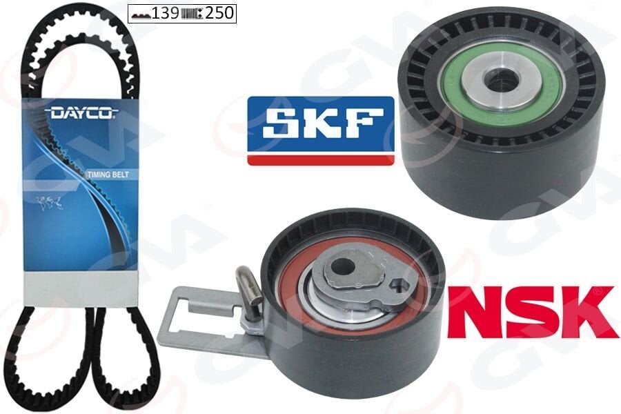 EKSANTRİK GERGİ KİTİ (EURO5 139 DİŞ) P107-206-207-307-BIPPER-C2-C3-NEMO-XSARA 1.4HDI FIESTA V-FUSION 1.4TDCI (02-)