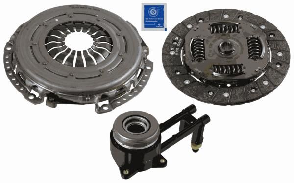 DEBRİYAJ SETİ FORD FOCUS-FİESTA-COURIER 12> 1.0 ECOBOOST RULMANLI (8V21 7A564 AD)