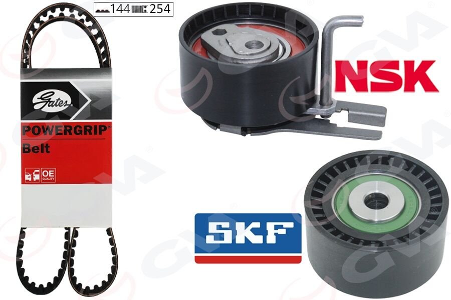 EKSANTRİK GERGİ KİTİ (144 DİŞ EURO4) P206-P307-C1-C2-C3-NEMO-BIPPER-FIESTA 02> 1.4 HDI-TDCI