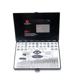 KILAVUZ PAFTA SETİ METRİK-İNÇ 60 PARÇA (GARAJ EKİPMANLARI) (HIRDAVAT)