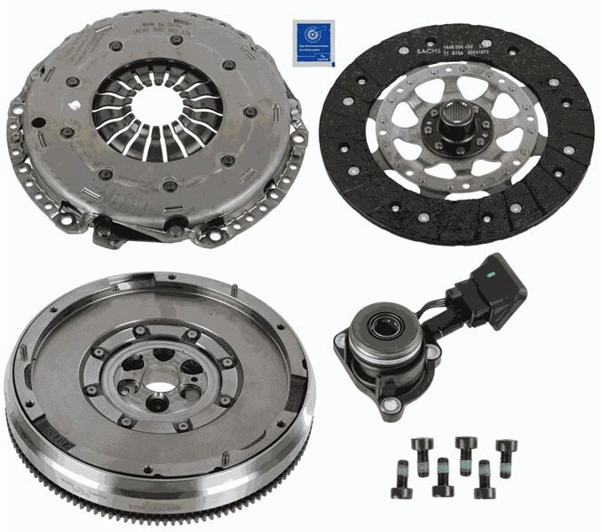 DEBRİYAJ KİTİ (VOLANT+SET+RULMAN) P207-P208-P308-P508-P2008-P3008-P5008-C3-C4-C5-DS3-DS4-DS5   Euro5 1.6 HDI DV6C  (MC ŞANZIMAN 6 VİTES YARI OTOMATİK) (SACHS 3000970109 SET İÇERİR)