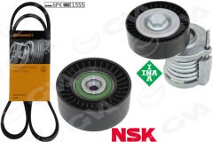 ALTERNATÖR GERGİ KİTİ AMAROK- TRANSPORTER T6 CAAA-CAAB-CCHA-CFCA-CAAD 2.0TDI (10-15) (6PK1555)