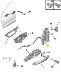 KAPI KİLİDİ ÖN SOL P3008