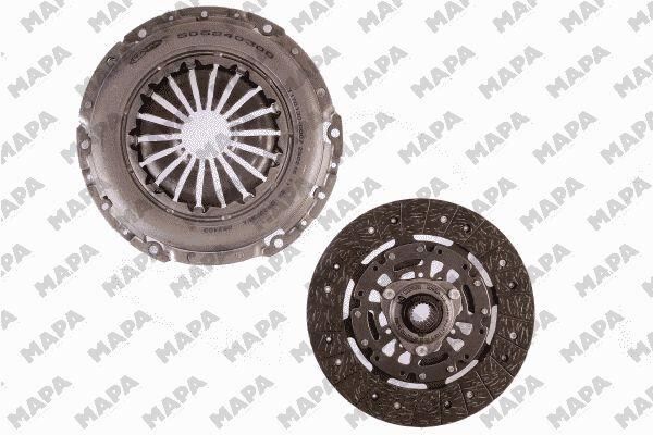 DEBRİYAJ SETİ (BASKI+DİSK) P407-C5-P607-P807-C6-C8 2.2 HDİ 06=> (DW12BTED4) (240mm)