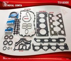 MOTOR TAKIM CONTA SKC`Lİ LGN II 2.0 16V F4R (REİNZ KEÇELİ VE SUBAP LASTİKLİ)