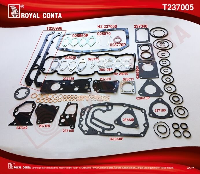 MOTOR TAKIM CONTA SKC`SİZ DUCATO 2.5 D (94-02)