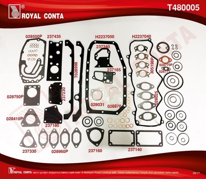 MOTOR TAKIM CONTA SKC`SİZ DUCATO 2.8 JTD 11/02=>