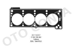 SİLİNDİR KAPAK CONTASI CLIO I-KANGOO-MEGANE I-R19 1.4 (E7F-E7J)   (LPG`Lİ ARAÇLARA ÖZEL TAKVİYELİ 1.60mm BEYAZ)