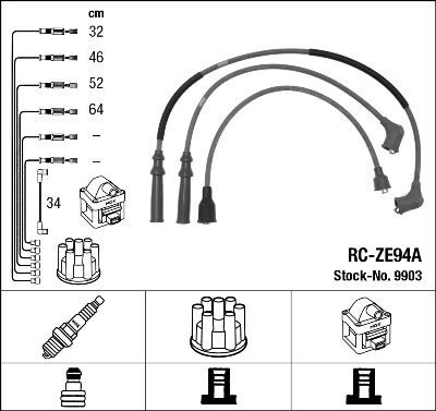 RC-ZE94A ATEŞLEME KABLOSU