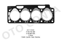 SİLİNDİR KAPAK CONTASI (1 ÇENTİK 1.75MM) R19-EXPRESS-CLIO-MEGANE 88> 1.9D F8Q