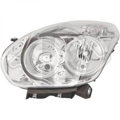 FAR SOL ELK. FIAT DOBLO 10> OPEL COMBO 10> H7/H1