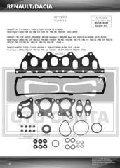 ÜST TAKIM CONTASI KNG-R19-MGN-SCENIC 1.9 DZL. (SKT KEÇELİ + SUBAP LASTİKLİ + SKC SİZ)