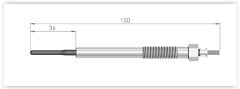 KIZDIRMA BUJİSİ ISUZU D MAX 2.5-3.0 06=>