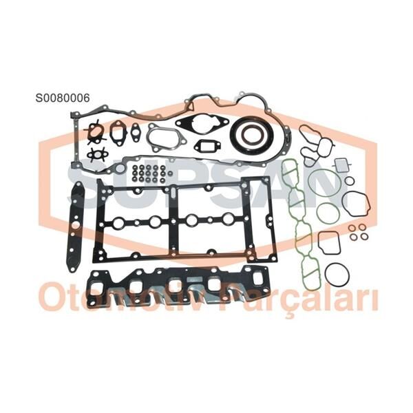 CONTA TAM TAKIM FİAT DOBLO. PALİO. ALBEA. PUNTO 1.3 MULTİJET 16 V / 1.3 JTD 16V (ENG. 188 A 9.000)