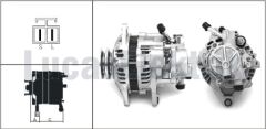 ALTERNATÖR KOMPLE MITSUBISHI L300 2.5L 4D56 8v P15 92-03 (12V 65A) (ÇİFT KASNAK - VAKUMLU)