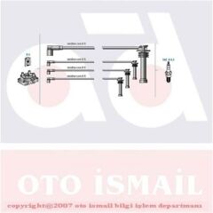 BUJİ KABLO TAKIMI FOCUS-CMAX-FİESTA-MONDEO-BMAX-MAZDA-VOLVO C30-S40-V50 98> 1.4-1.6 ZETEC