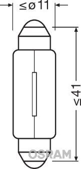 AMPUL 12V 5W SOFİT SV8.5-8 UNV1