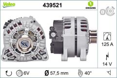 ALTERNATÖR KOMPLE (120 A) BERLINGO-C-ELYSEE-C2-C3-C4-C5-PARTNER-206-301-307-308-407 2542742-9642124980-5702A5-439521-57056N-115438-A3TB2691G-63731741010-57058H-439521-439521-SG12S051