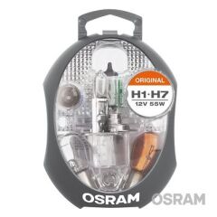 AMPUL 12V CLK H1/H7 EURO UNV1 Replacement KIT (İKİLİ TAKIM)