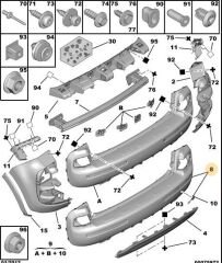 ARKA TAMPON CITROEN C3 PICASSO