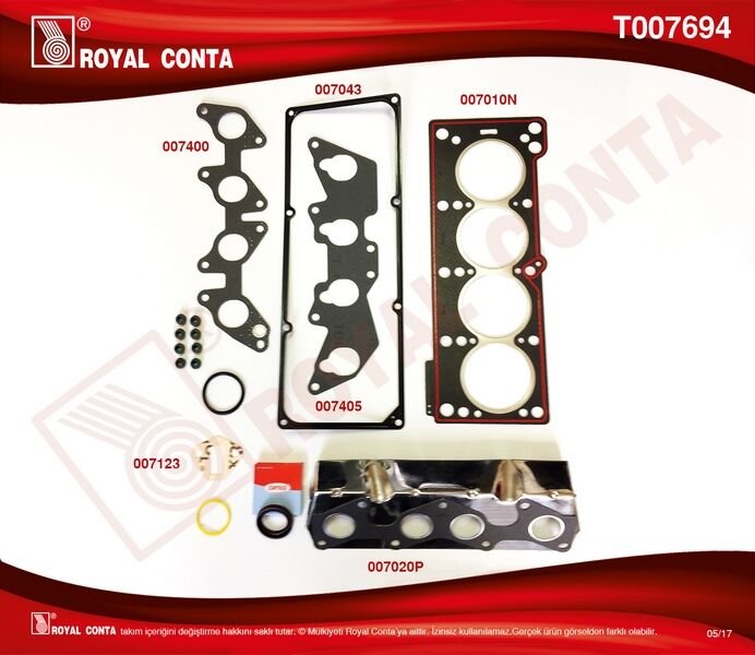 MOTOR ÜST TAKIM CONTA (SKT) R9 BROADWAY RNI-R19-CLIOE6J-E7J 1.4